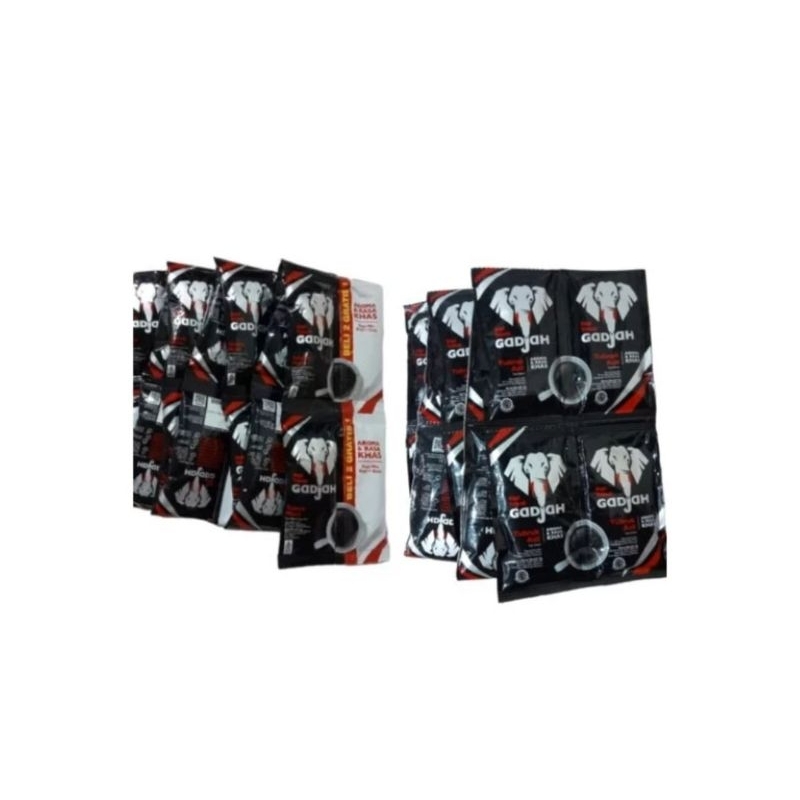 Jual Kopi gajah sachet kopi + gula 23g / kopi tubruk 7g Shopee