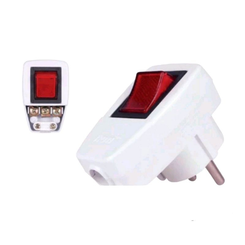 Jual STEKER SAKLAR LAMPU SWITCH ON OFF/ COLOKAN LISTRIK SNI | Shopee ...
