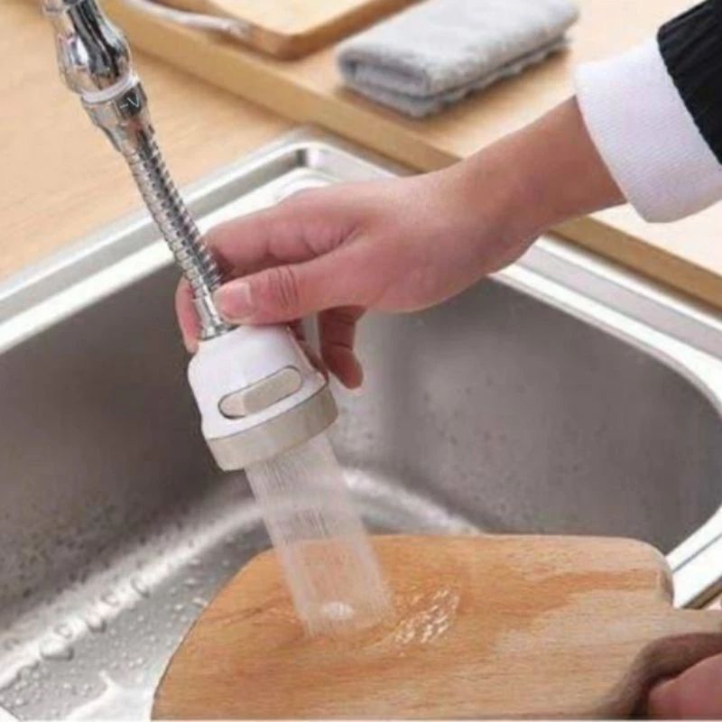 JJYY 360° Swivel Splashproof Faucet Sprinkler Turbo Shower Water-saving Turbo Faucet Kitchen Essentials
