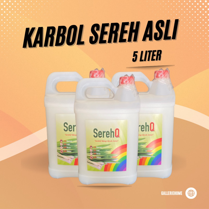 Jual Karbol Sereh Asli Karbol Sereh 5 Liter Shopee Indonesia