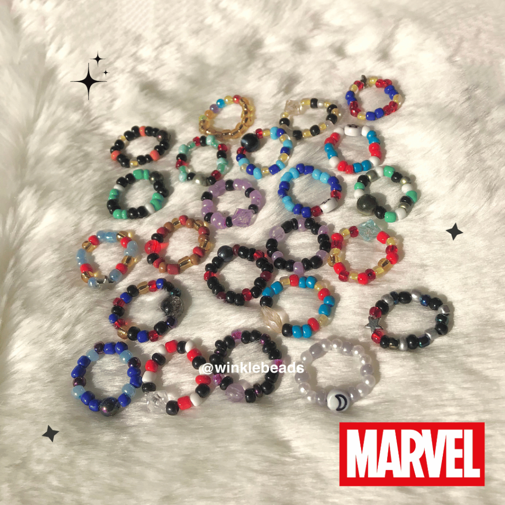 Jual MARVEL CHARACTER THEMED BEADS RING | Shopee Indonesia