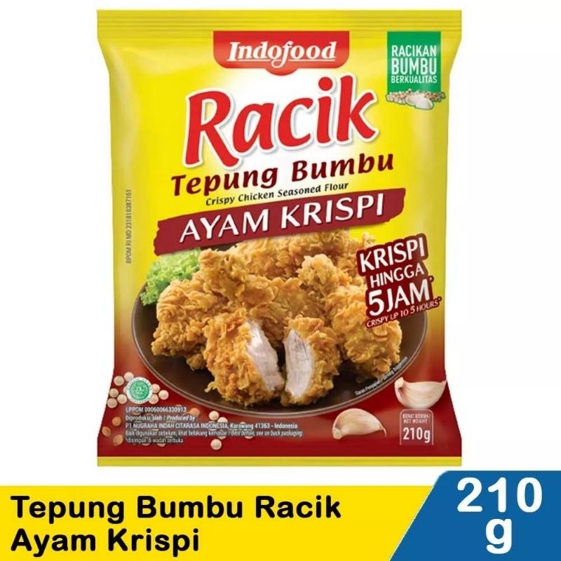 Jual Tepung Bumbu Racik Ayam Krispi 210g Shopee Indonesia