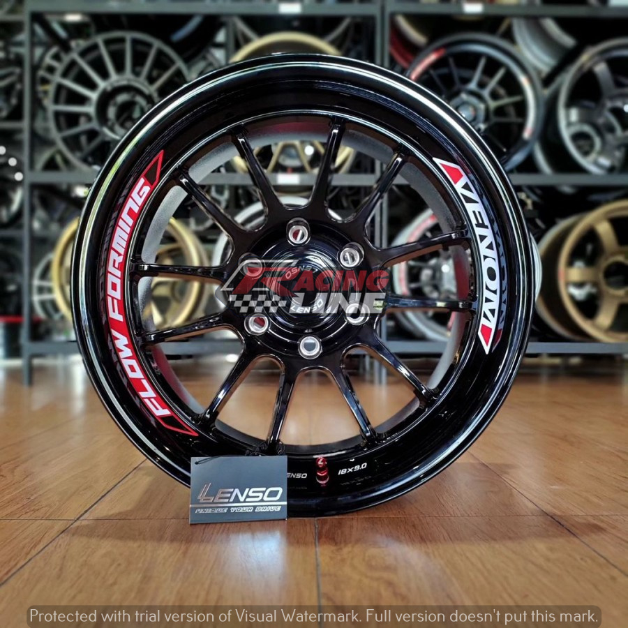 Jual velg LENSO VENOM 5 ORIGINAL R 18 velg ring 18 Pajero Fortuner