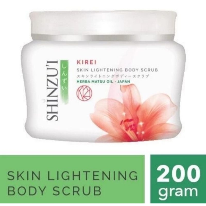 Jual Shinzui Body Scrub Kirei Gram Sabun Mandi Scrub Shinzui Kirei Gr Shopee Indonesia