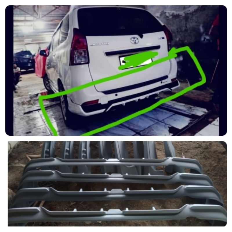 Jual Bodykit Belakang Avanza 2018 2020 Bodykit Avanza Xenia Model Slim ...