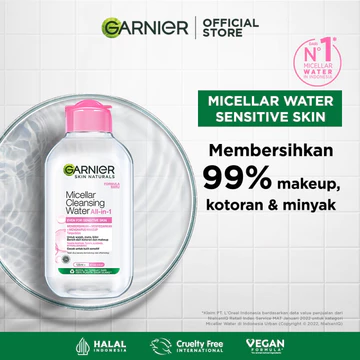 Garnier Micellar Cleansing Water Untuk Kulit Berminyak