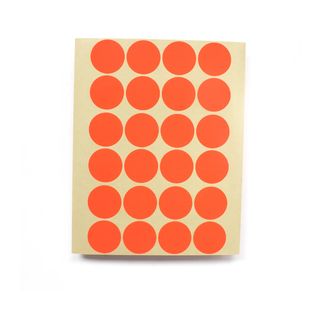 Jual TOM & JERRY - Labels 118 Merah Color Dot - Pad | Shopee Indonesia