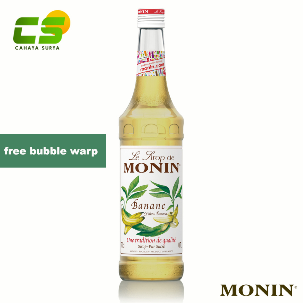 Jual Monin Syrup/Sirup - Yellow Banana Syrup 700 ml | Shopee Indonesia
