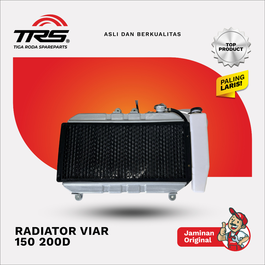 Jual TRS Radiator Set Motor Roda Tiga Viar 150cc 200cc Dudukan Atas ...