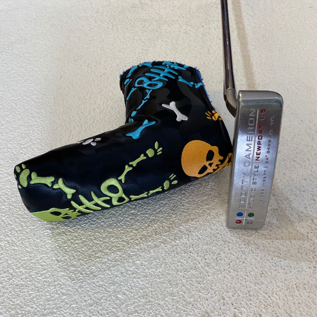 Poignée De Putter Scotty Cameron Studio Design - Noire, Caoutchouc, Standard - Neuve