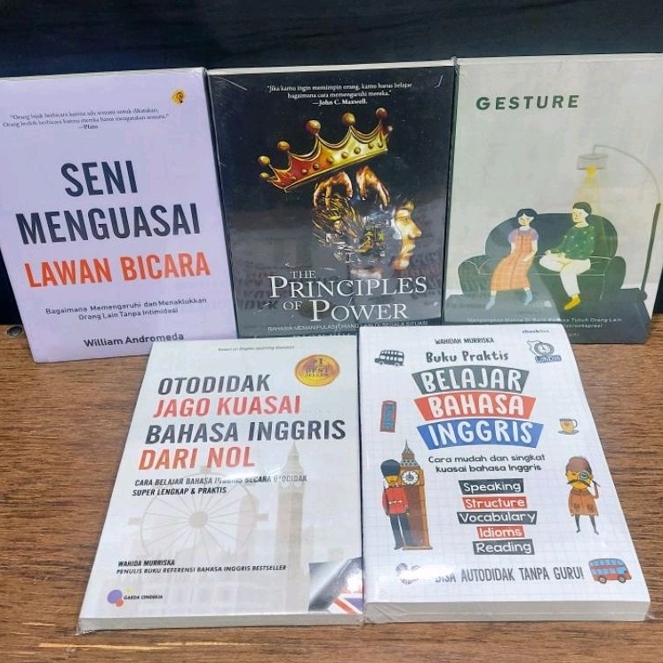 Jual Paket 5 Buku The Principles Of Power Gesture Seni Menguasai Lawan