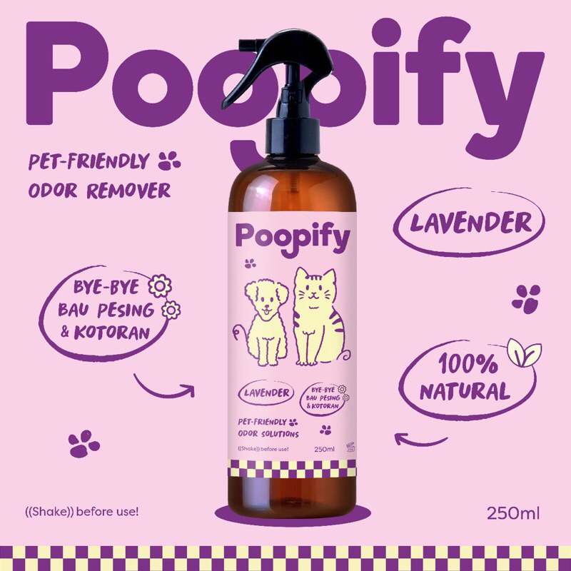 Jual Poopify Penghilang Bau Pesing & Kotoran Kucing Anjing/Pet Odor ...
