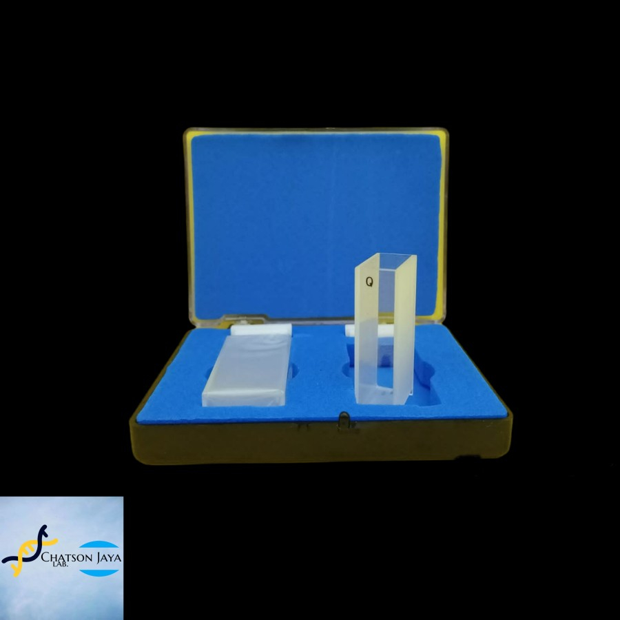 Jual Cuvette Kuvet UV Quartz kuarsa with Lid 20 mm / Cuvette (1pcs