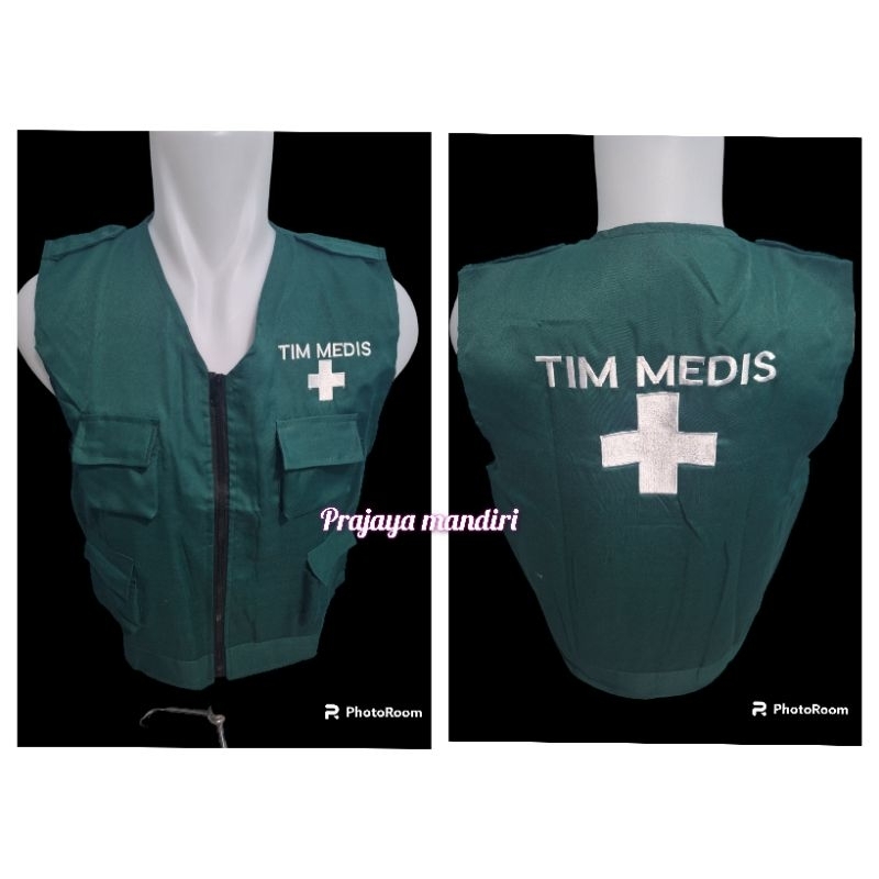 Jual Rompi TIM MEDIS | MEDICAL CREW | COSTUM BORDIR | Shopee Indonesia
