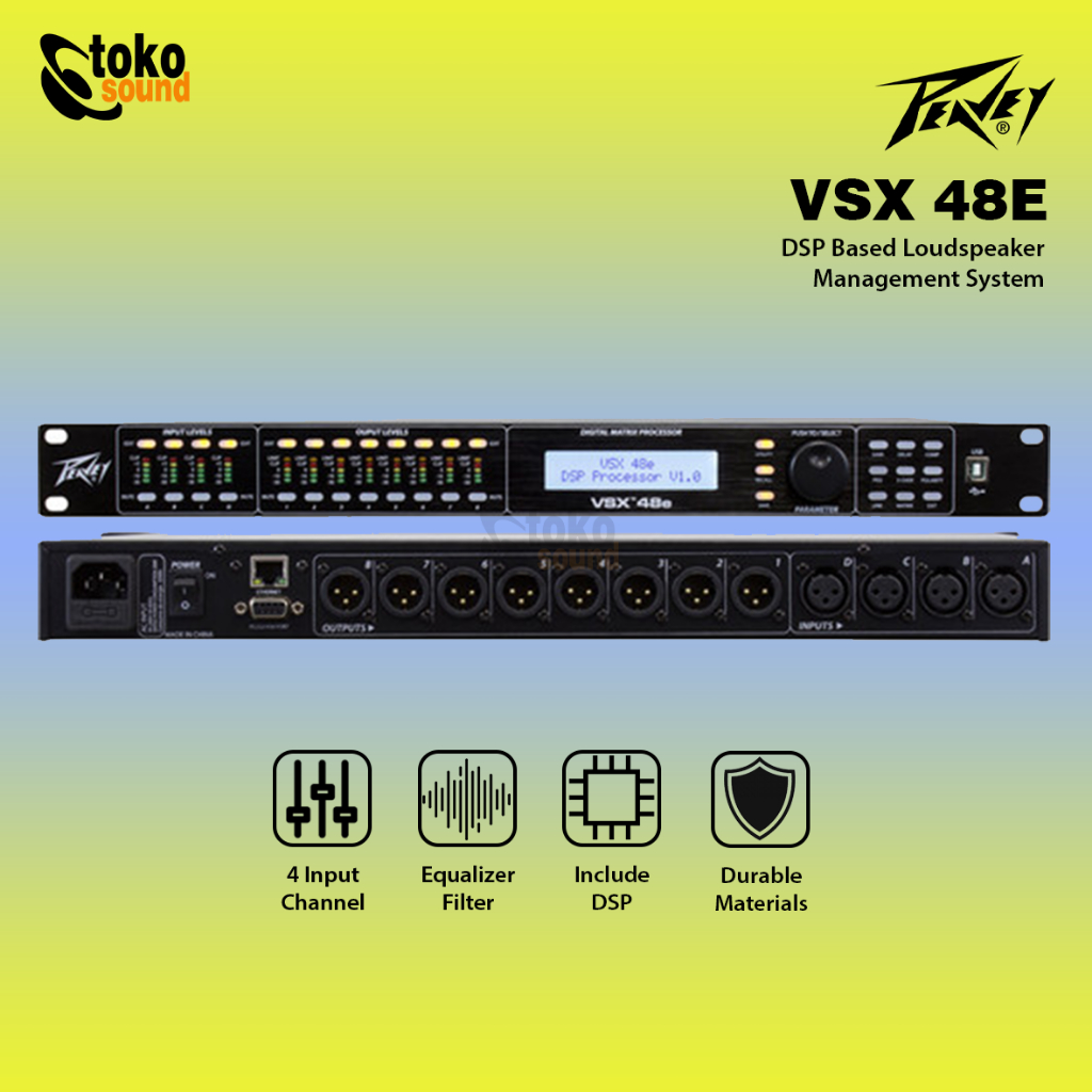 Jual Peavey VSX 48E DSP Based Loudspeaker Management System Shopee