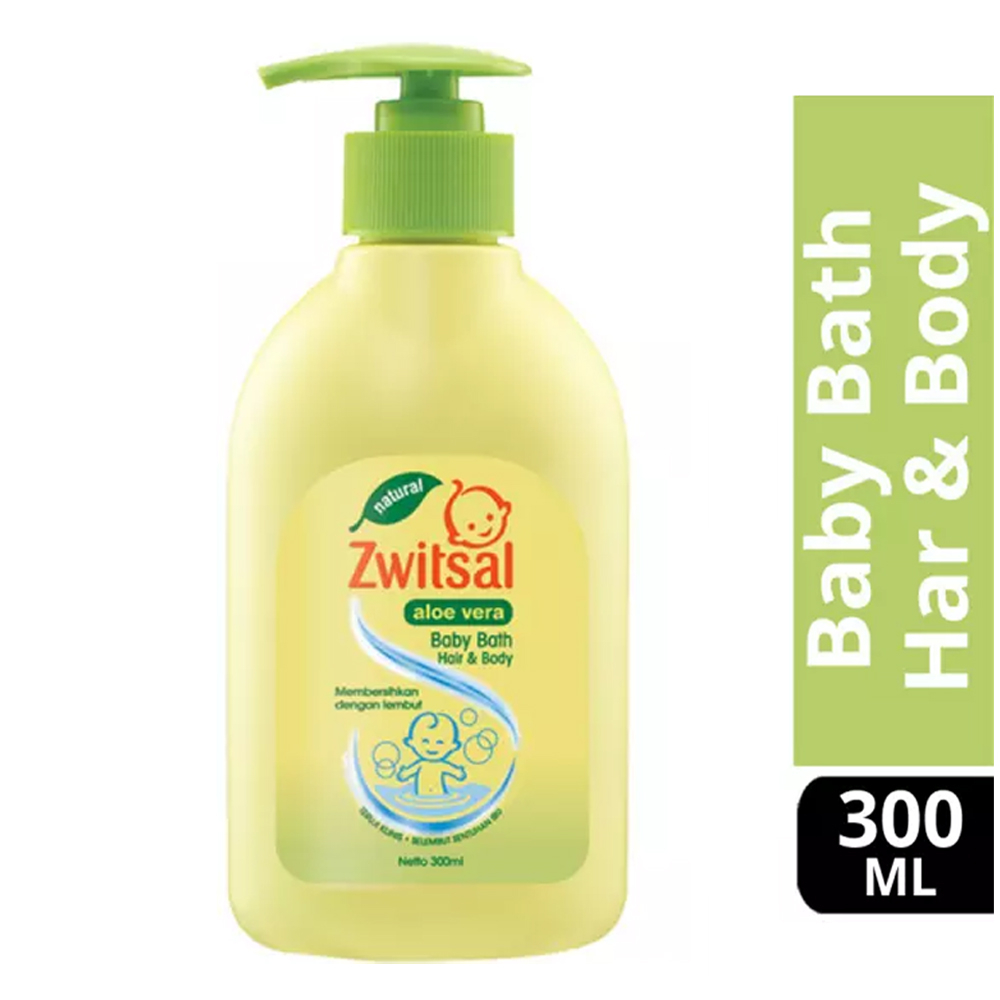 Jual ZWITSAL BABY BATH NATURAL HAIR & BODY 300 ML | Shopee Indonesia