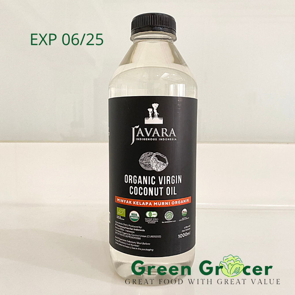 Jual Virgin Coconut Oil JAVARA 1L / VCO 1 litre / Minyak Kelapa PTE ...