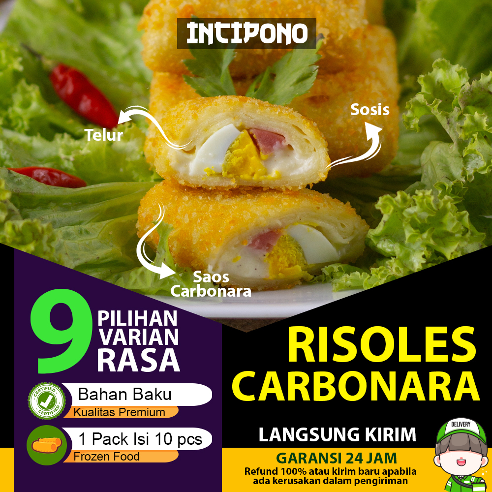 Jual Incipono Risol Smoked Beef Mayo Frozen 1 Pack Isi 10 Pcs Risoles ...