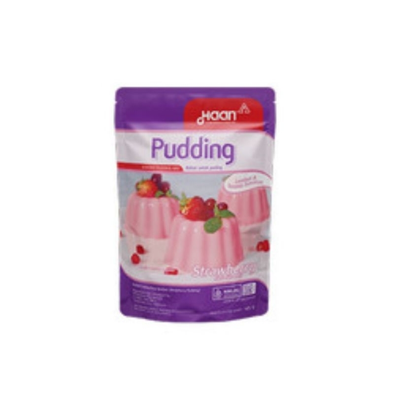 HAAN PUDDING STRAWBERRY  POUCH 145 GR
