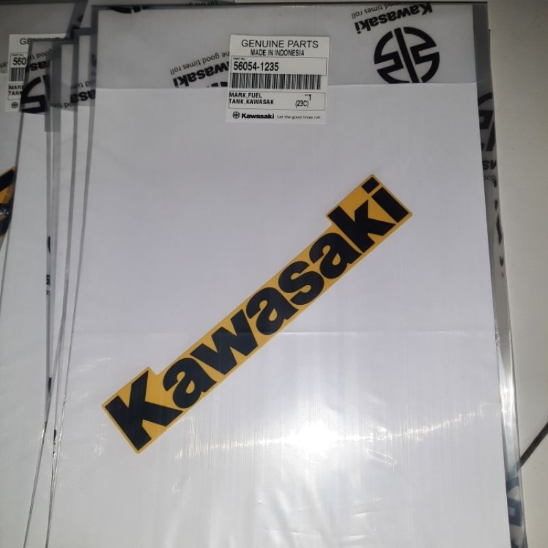 Jual STIKER STICKER TANGKI NINJA SS KUNING ORIGINAL KGP | Shopee Indonesia