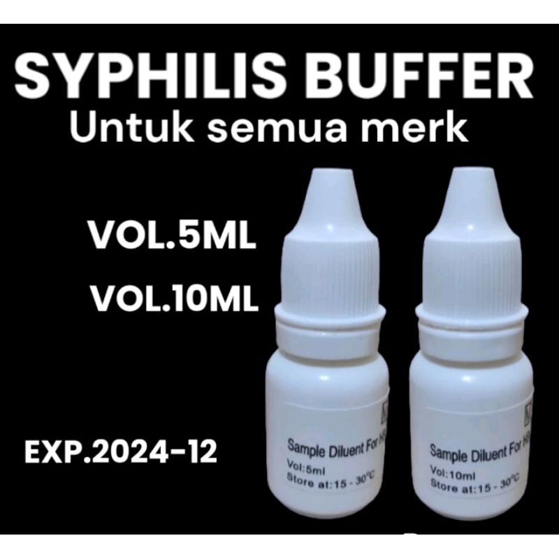 Jual Cairan Buffer Syphilis untuk semua merk 5ml &10ml exp.2024-12 ...