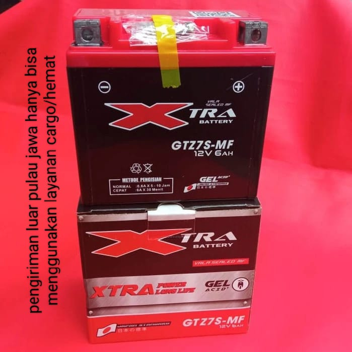 Jual Aki motor 6 Ampere GTZ7S CBR CB150 SATRIA fu Honda vario 125 Vario