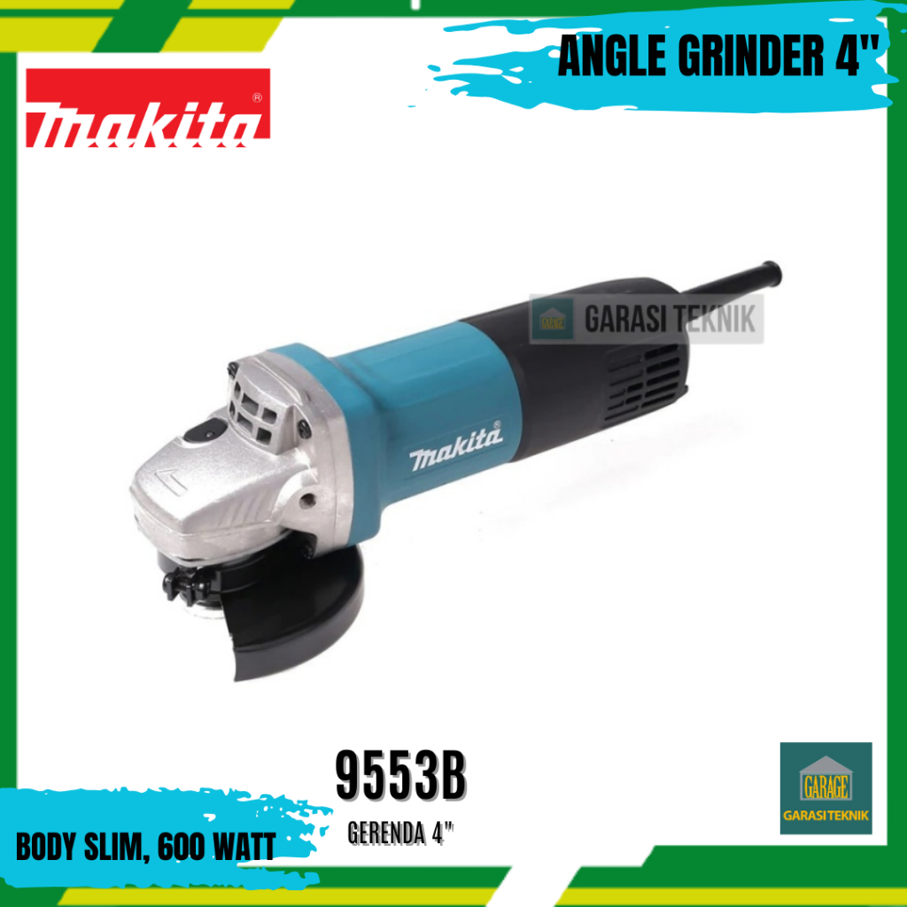 Jual Mesin Gerinda Gurinda Gerenda Tangan Angle Grinder Makita 9553B ...