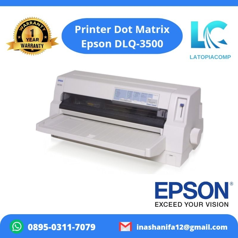 Jual Printer Dot Matrix Epson DLQ3500 Shopee Indonesia