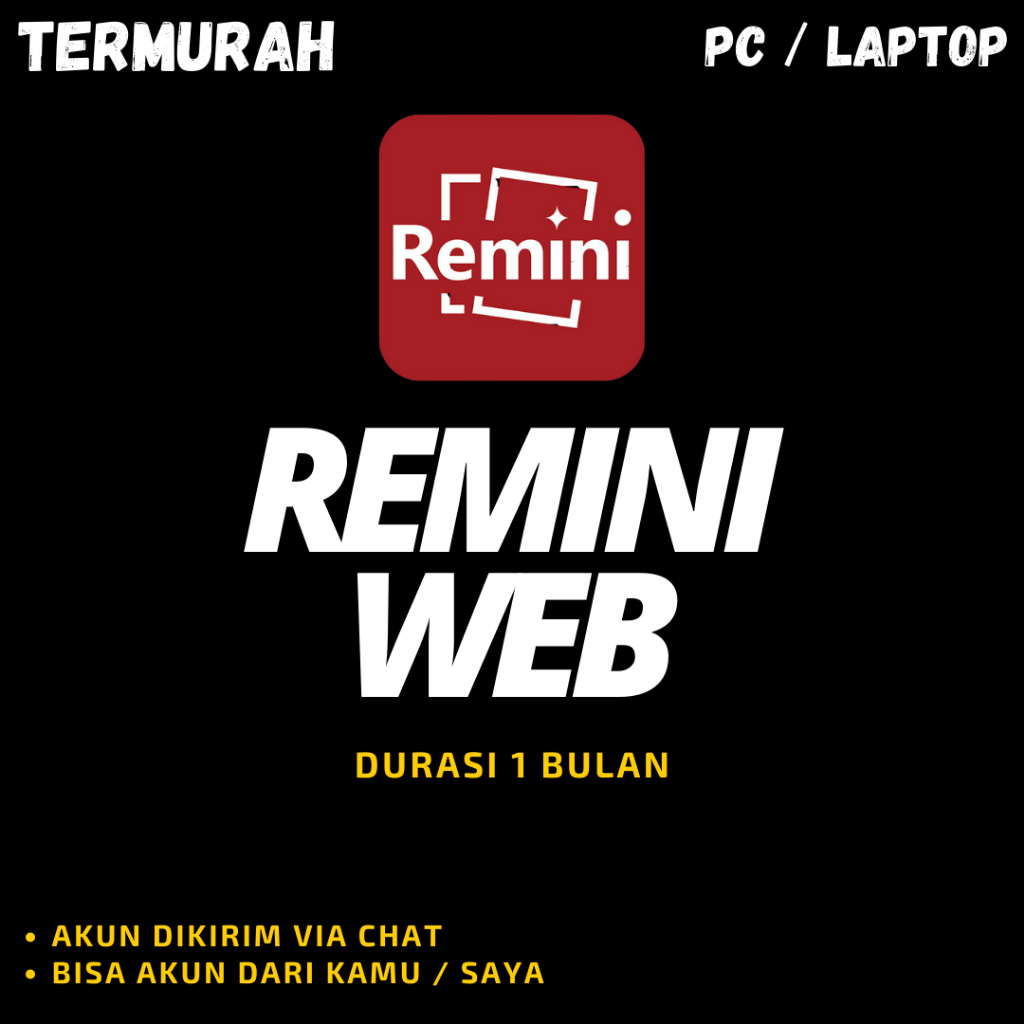 Jual REMINI WEB PRO PREMIUM | REMINI PC | REMINI KOMPUTER | REMINI ...