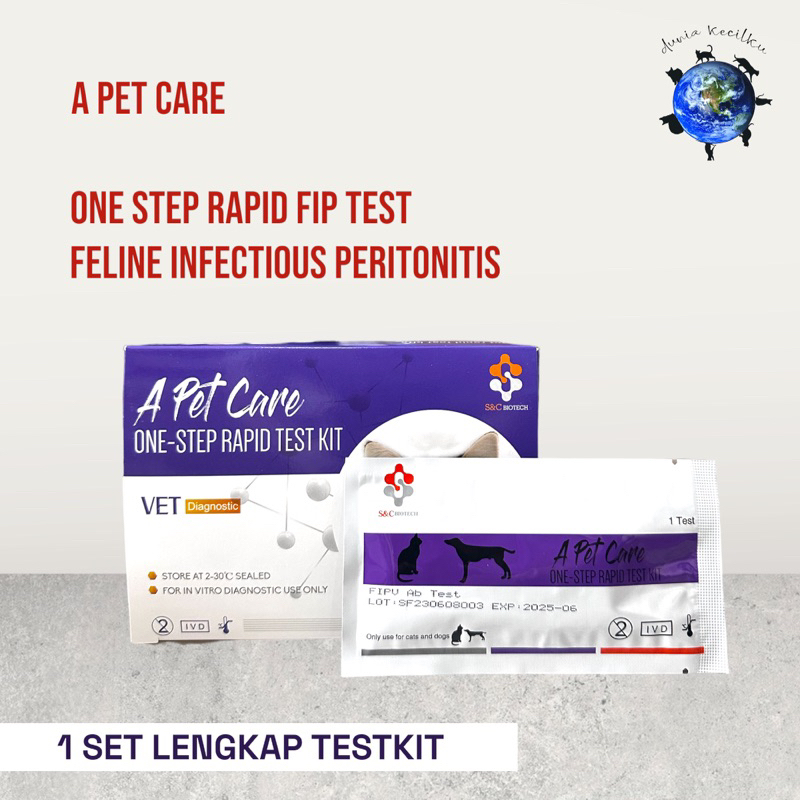 Jual Pet Care FIPV ab Test FIP Kucing (Feline Infectious Peritonitis