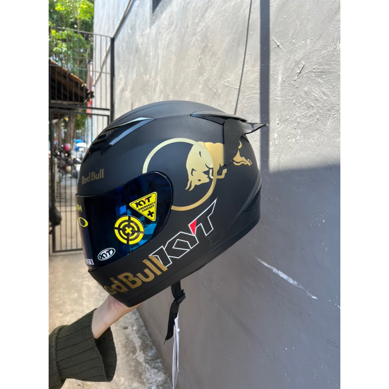 Jual HELM KYT R10 RED BULL SNI DAN DOT / KYT RED BULL / HELM KYT RED
