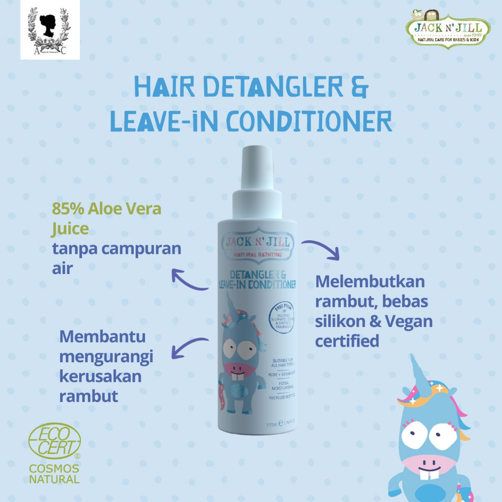 Jual Conditioner Rambut Anak Jack N' Jill Detangler & Leave In