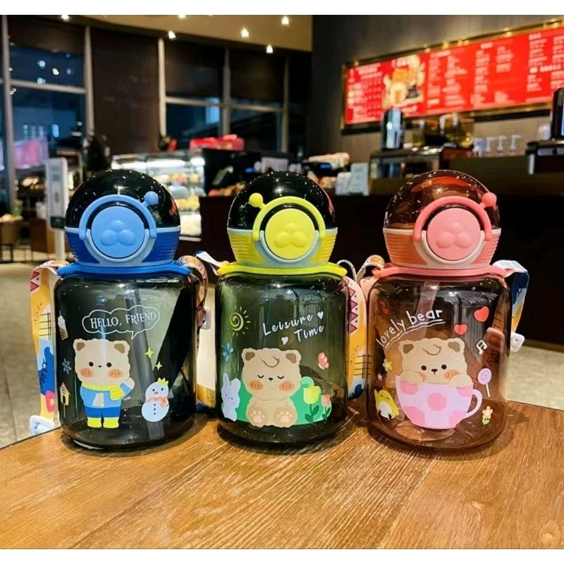 Jual Botol Minum Anak Ada Sedotan dan Tali - 737 | Shopee Indonesia