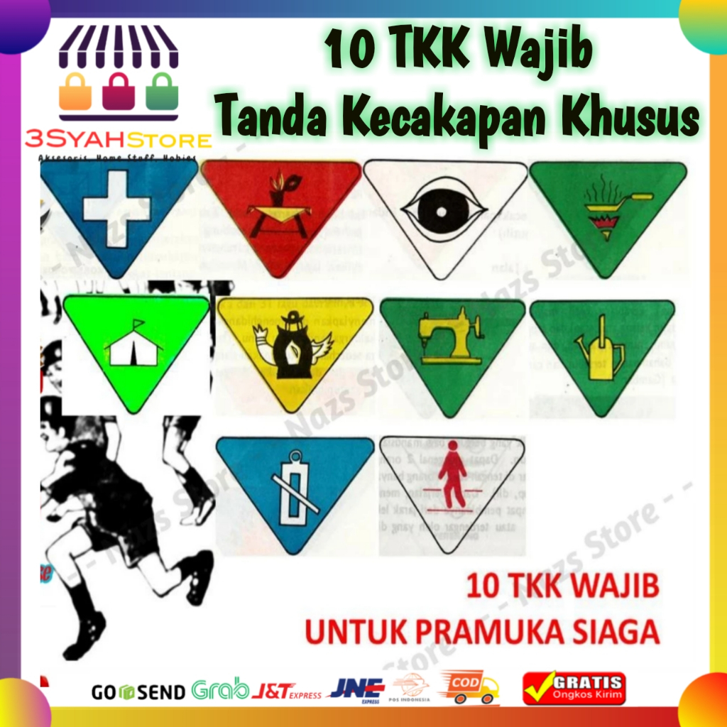 Jual Bet Tanda Kecakapan Khusus TKK Wajib Pramuka Siaga | Shopee Indonesia