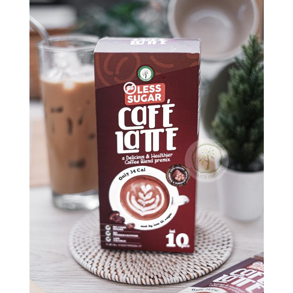 Jual LESS SUGAR CAFE LATTE NAMASTE ORGANIC BOX - COFFEE BLEND PREMIX ...