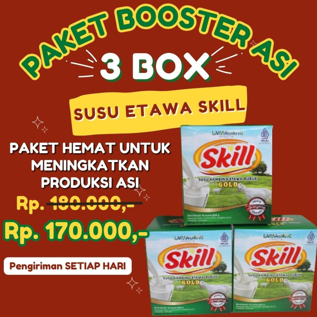 Jual PAKET SUSU BOOSTER ASI DAN IBU HAMIL ETAWA SKILL ISI 3 BOX ...