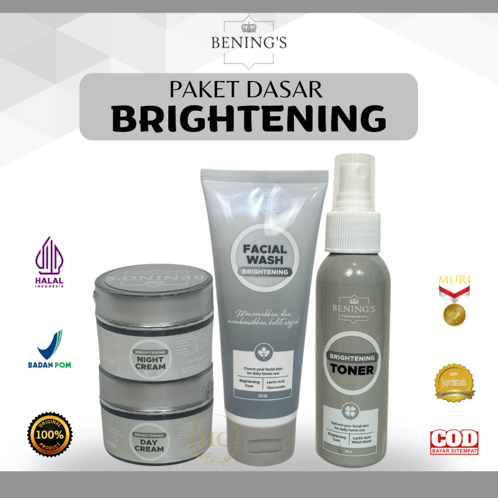 Jual BENING’S SKINCARE By Dr Oky ( PAKET ACNE / PAKET BRIGHTENING ...