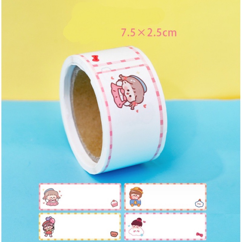 Jual (Isi 60) Label Kertas Stiker Tulis Nama Serbaguna Praktis Penanda ...