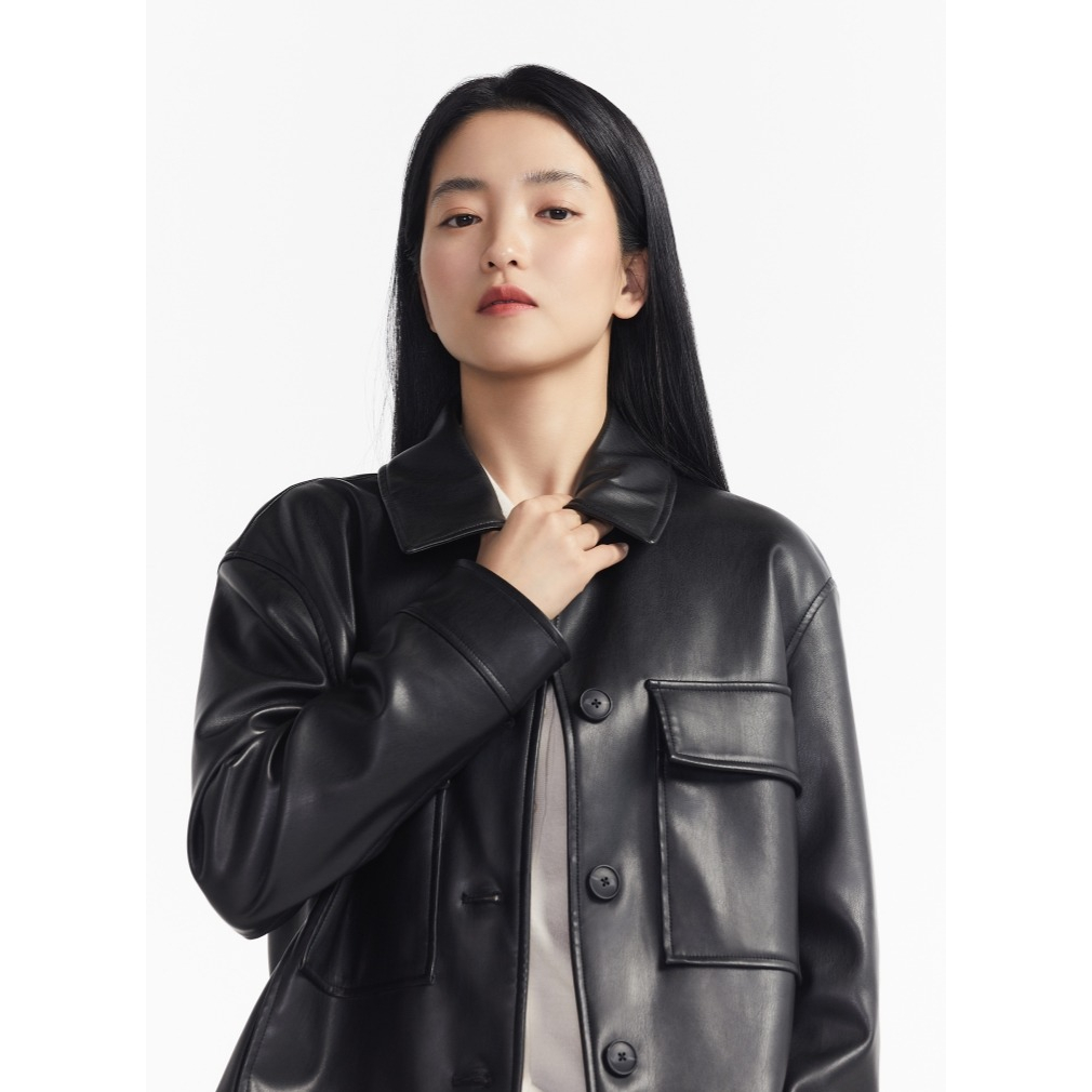 ジャケット・アウター todayful ECO LEATHER OVER JACKET olive todayful ECO LEATHER OVER JACKET olive