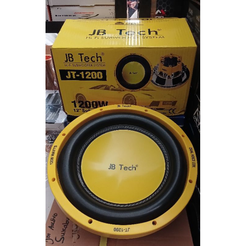 Jual subwoofer 12in JB-Tech JT-1200...1200watt doble coil | Shopee ...