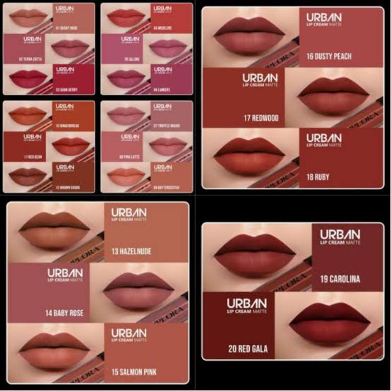 Jual IMPLORA LIP CREAM MATTE SHADE LENGKAP (120) Shopee Indonesia