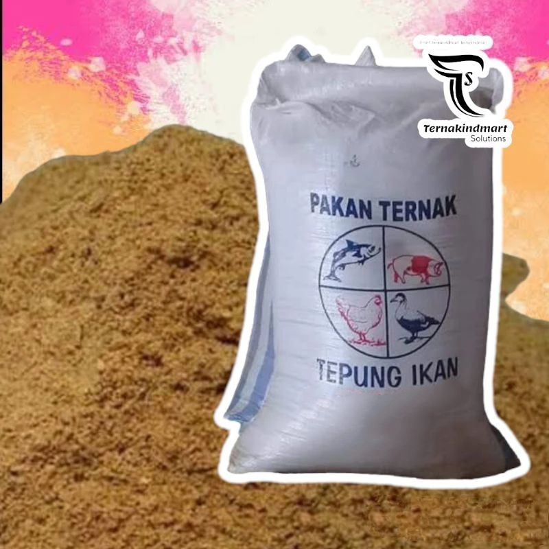 Jual Pakan Hewan Tepung Ikan Pakan Hewan Ayam Bebek 1kg Hanya Untuk