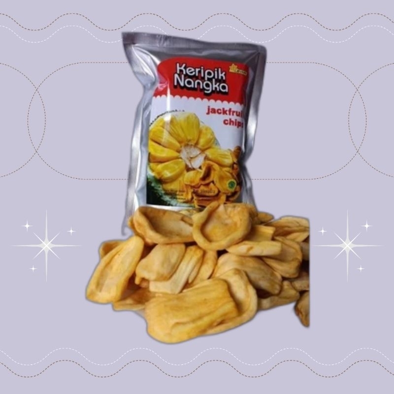 Jual Snack Keripik Buah Nangka Super Jackfruit Fruits Chips Levina 100