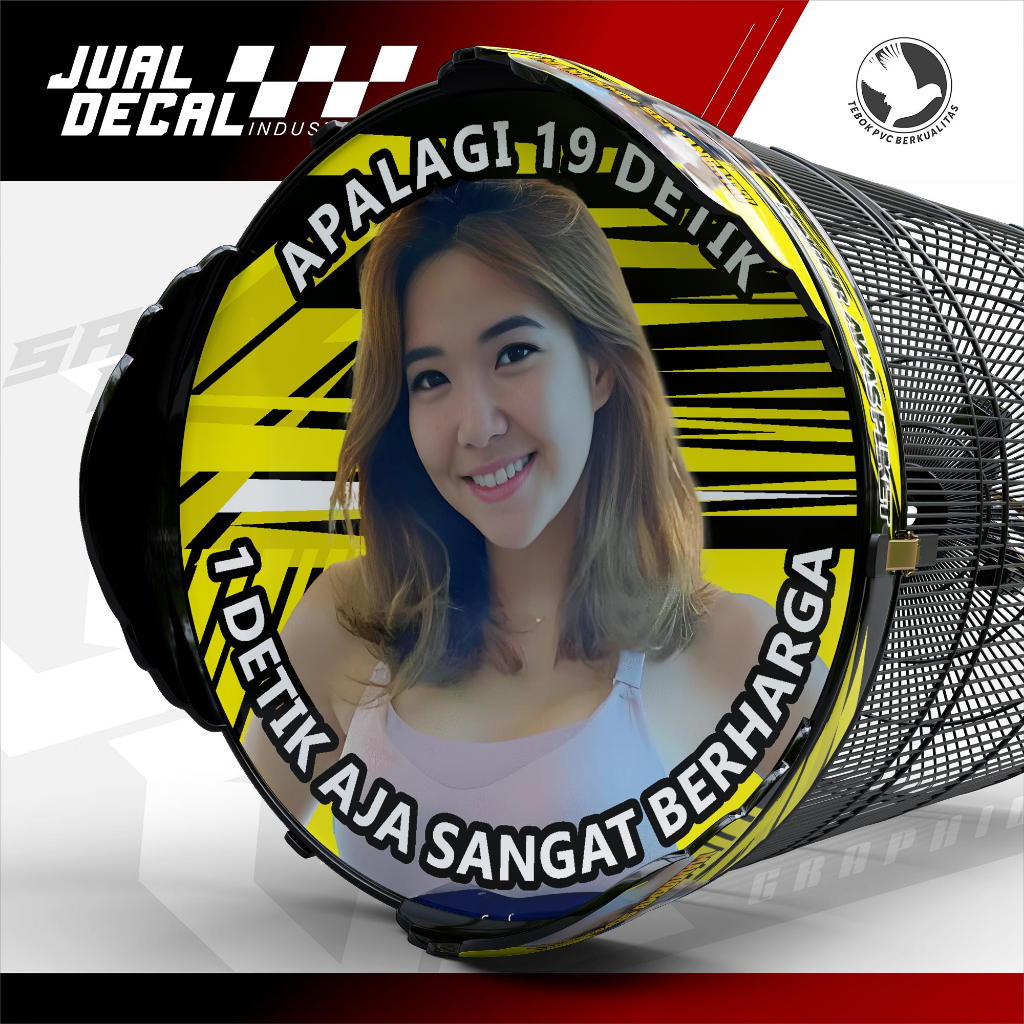 Jual Stiker Sangkar Murai GISEL Decal Tebok Kandang Burung Variasi ...