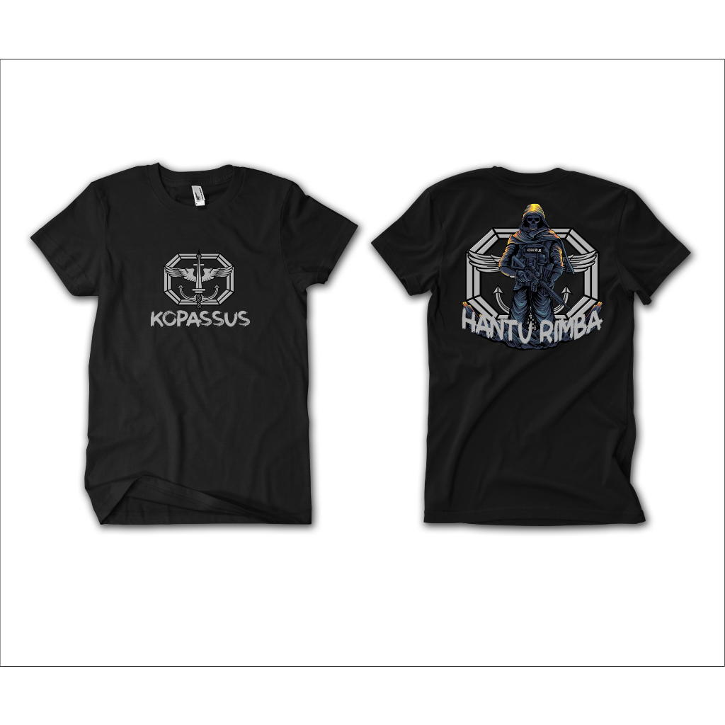 Jual KAOS TNI PASUKAN ELIT HANTU RIMBA - TSHIRT KOPASUS -KAOS PANJANG ...