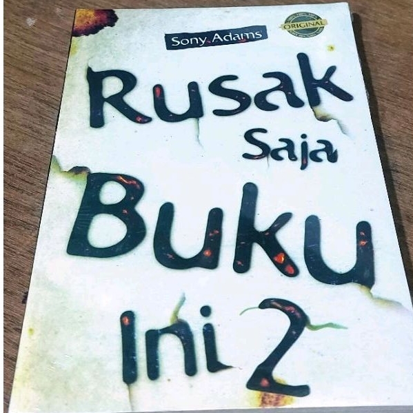 Jual Buku Rusak Saja Buku Ini Bagian 2 Karangan Sony Adams | Shopee ...