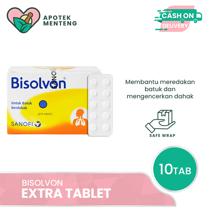 Jual Bisolvon 8 Mg 10 Tablet - Tablet Pereda Batuk Berdahak | Shopee ...