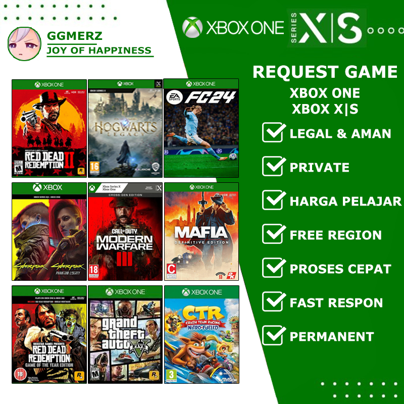 Jual Xbox Game Digital Request Permanen Private Xbox One Xbox Series