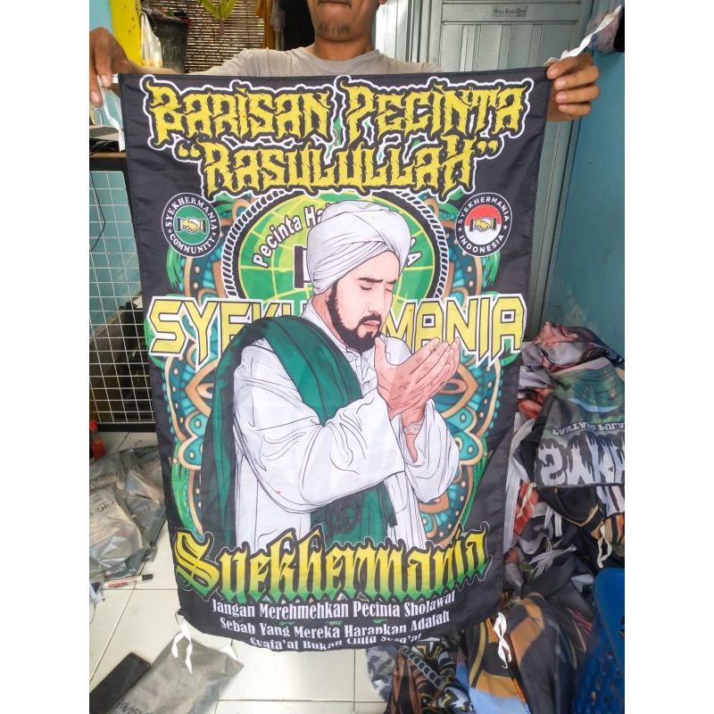 Jual Terlaris 1 Hari Jadi Bendera Syekhermania Bendera Habib Syech