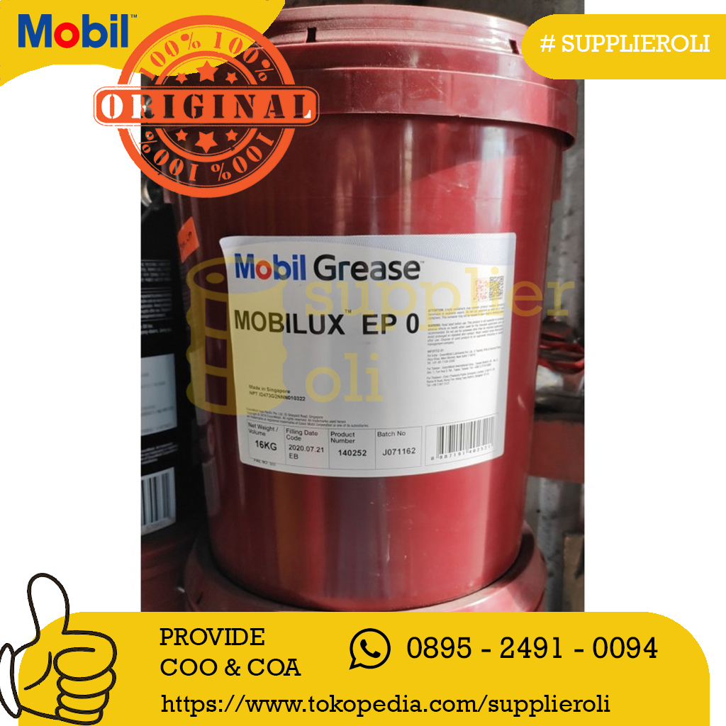 Jual Mobilux EP 0 Grease Industri Harga Terbaik Mobil Oil Original Asli